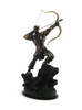 Bowen Designs Hawkeye Painted Statue Faux Bronze Edition View 8