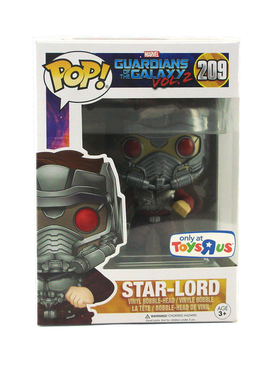 Funko Pop Star Lord Vinyl Figure 209 Toys R Us Exclusive