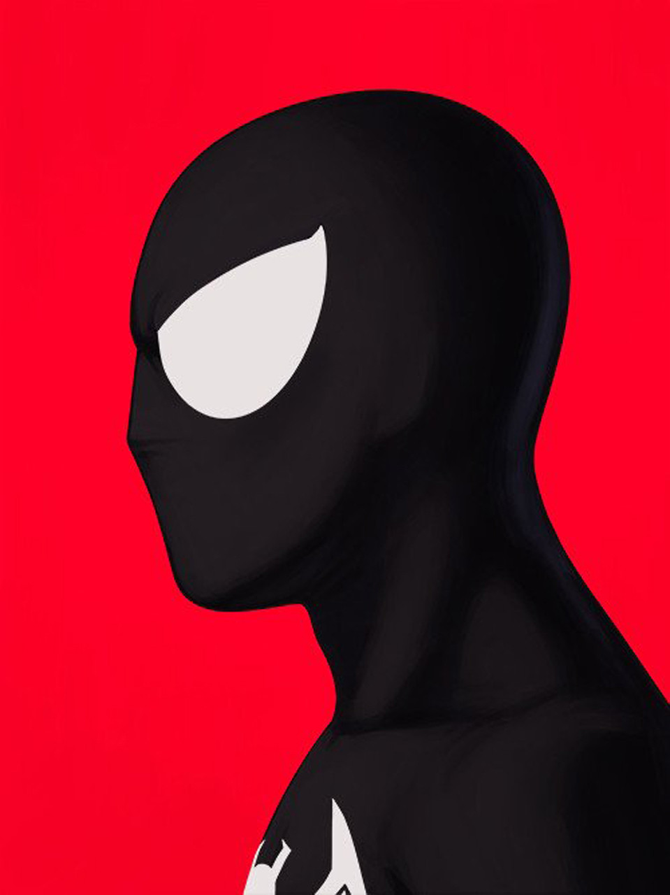 Mondo Black Suit Spider Man Mike Mitchell Portrait Giclee Proof Boondock Collectibles