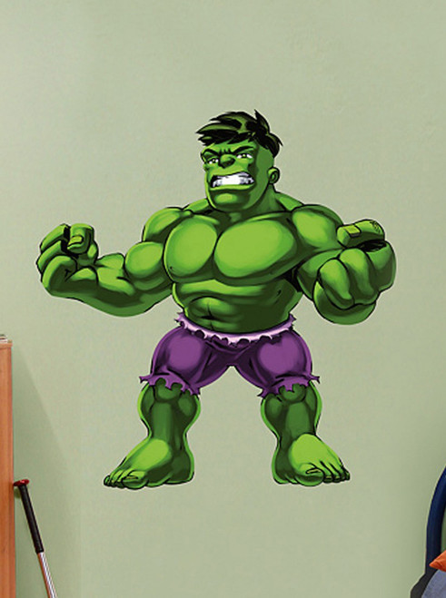 Fathead Hulk Super Hero Squad Wall Graphic View 1