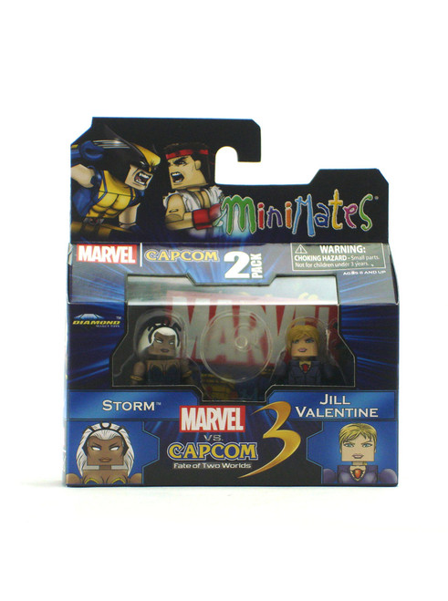 Marvel Minimates Storm & Jill Valentine Marvel Vs. Capcom Series 2 View 1