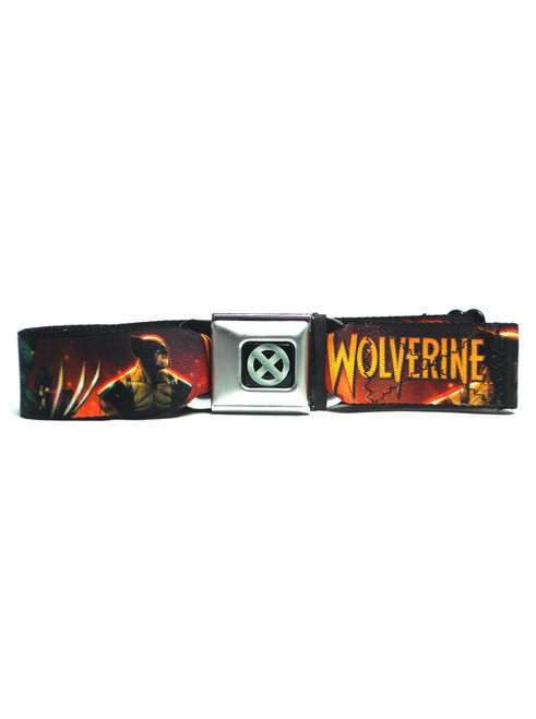uckle Down Marvel Wolverine Marvel Comics Seatbelt Belt Buckle View 1