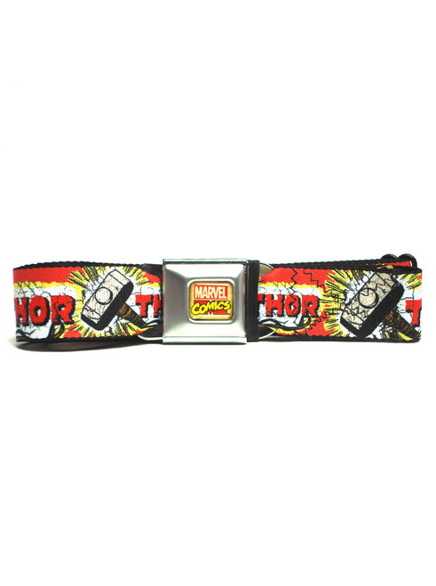 Buckle Down Marvel Mjolner Seatbelt Belt Buckle View 1