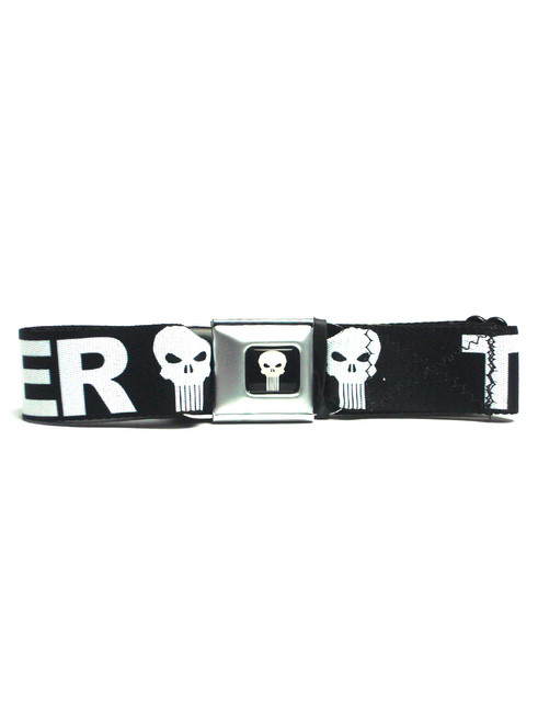 Buckle Down Marvel Punisher Seatbelt Belt Buckle View 1