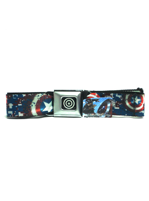 Buckle Down Marvel Captain America Winter Soldier Tech Camo Seatbelt Belt Buckle View 1