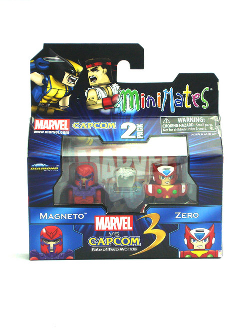Marvel Minimates Magneto Vs. Zero Marvel Vs. Capcom Front View