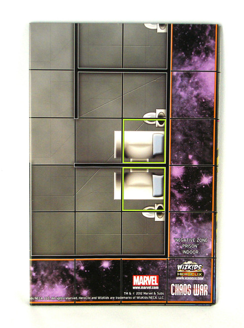 Marvel HeroClix 2-Sided Map Chaos War Negative Zone Prison Avengers Mansion Gounds