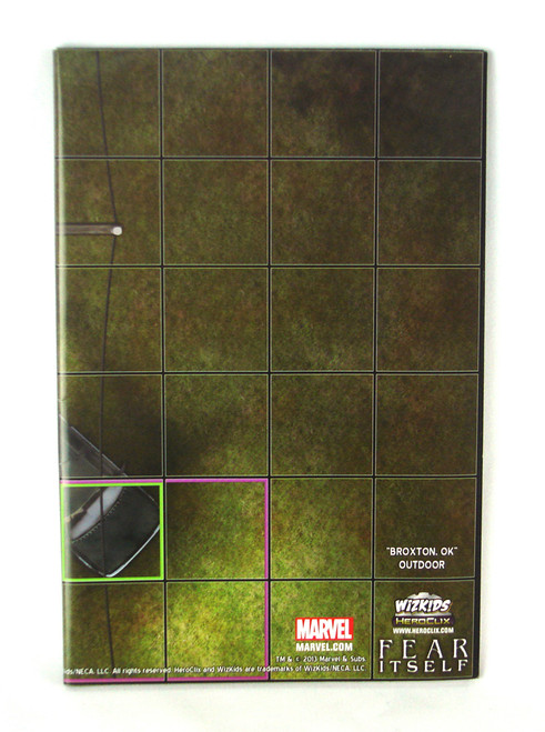 Marvel HeroClix 2-Sided Map Fear Itself Broxton, OK/China