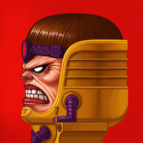 Mondo M.O.D.O.K. Mike Mitchell Portrait Giclee Proof
