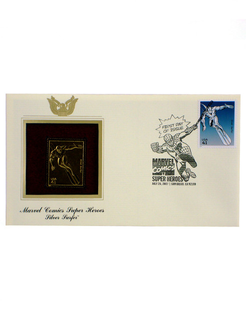 USPS 2007 Silver Surfer Gold Edition Stamp First Day of Issue View 1