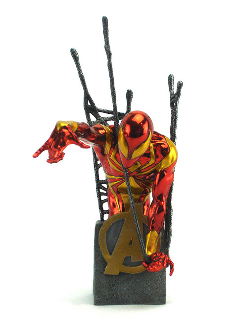 Marvel Universe Iron Armor Spider-Man Resin Bust Exclusive Artist Proof View 1