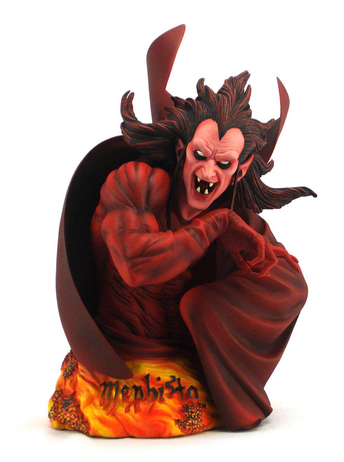 Marvel Universe Mephisto Resin Bust View 1