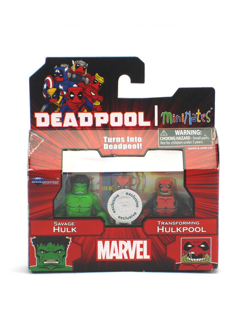 Marvel Minimates Savage Hulk & Transforming Hulkpool TRU Wave 22 View 1