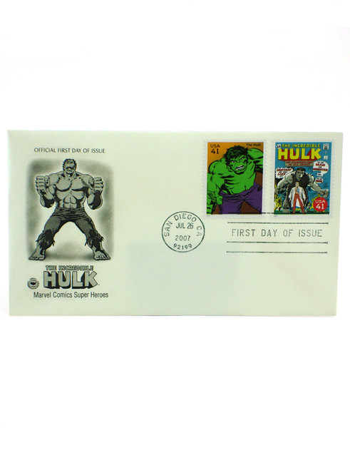 USPS 2007 Incredible Hulk First Day of Issue Stamp View 1