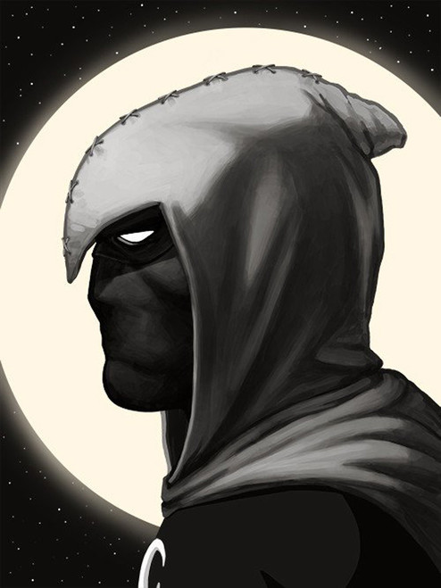 Mondo Moon Knight Mike Mitchell Portrait Giclee Proof Main