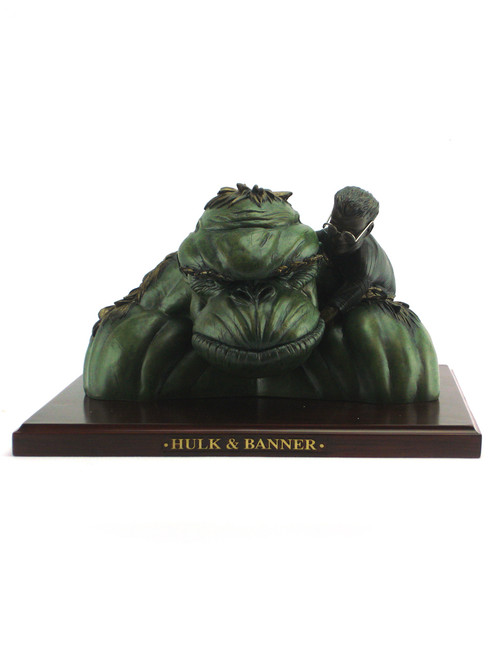 Earth X Hulk & Banner Dynamic Forces Bronze Exclusive Resin Bust View 1