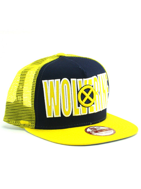 New Era Wolverine Mesh 9fifty A-Frame Snapback Adjustable Hat View 1