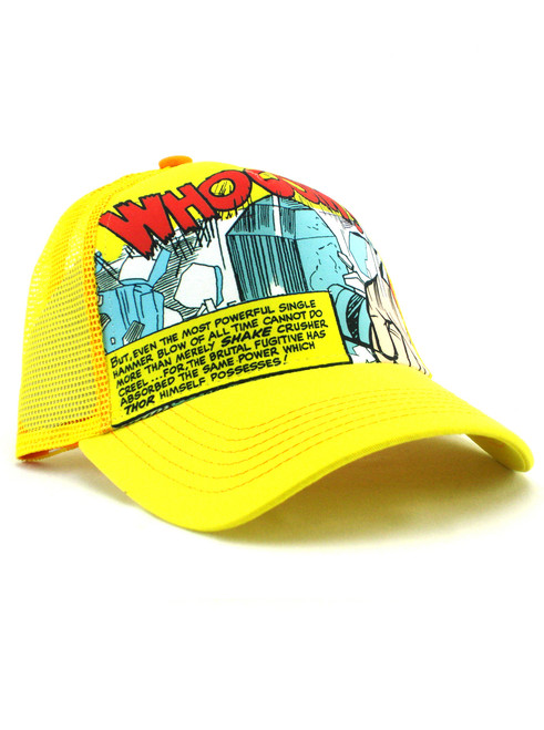 New Era Mighty Thor Hammer Trucker Hat View 1