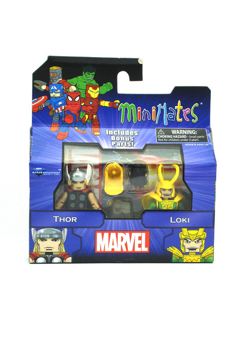 Marvel Minimates Thor & Loki Greatest Hits Series Front View