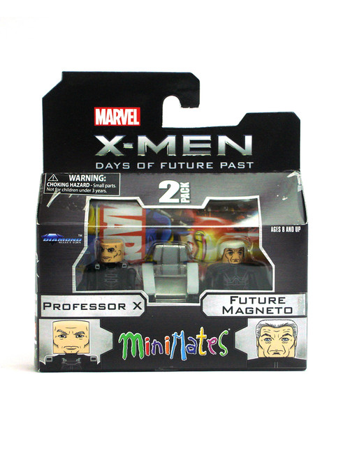Marvel Minimates Professor X & Future Magneto X-Men 2-Pack Series 58 Front View