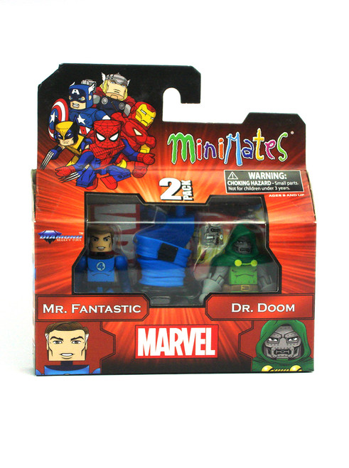Marvel Minimates Mr.Fantastic & Dr.Doom Best of Series 2 Front View