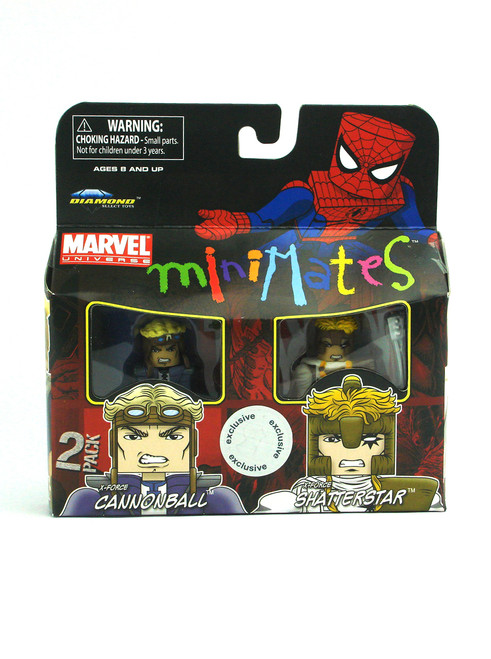 Minimates X-Force Cannonball & X-Force Shatterstar TRU Series 9 Front View