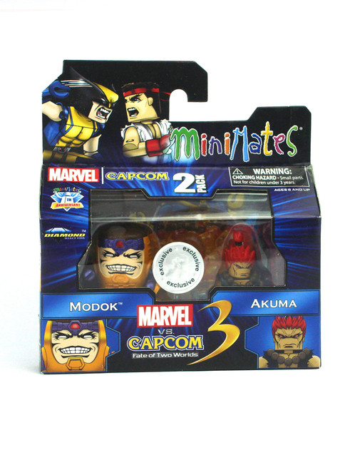 Marvel Minimates MODOK & Akuma Marvel Vs. Capcom TRU Series Front View