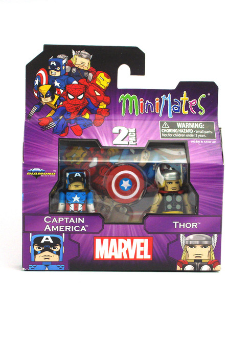 Marvel Minimates Captain America & Thor Best Of Series Front View