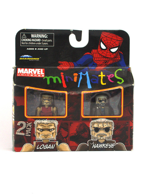 Marvel Minimates Logan & Hawkeye Front View