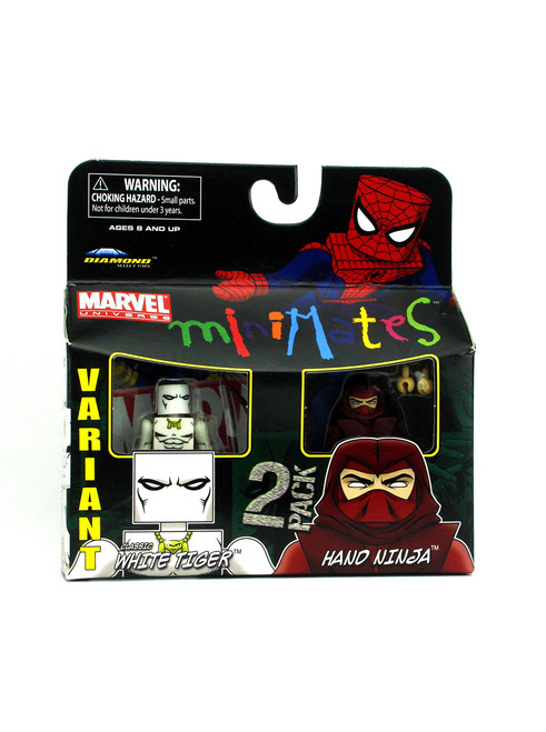 Marvel Minimates Classic White Tiger & Hand Ninja Variant 2-Pack Series 38 Front