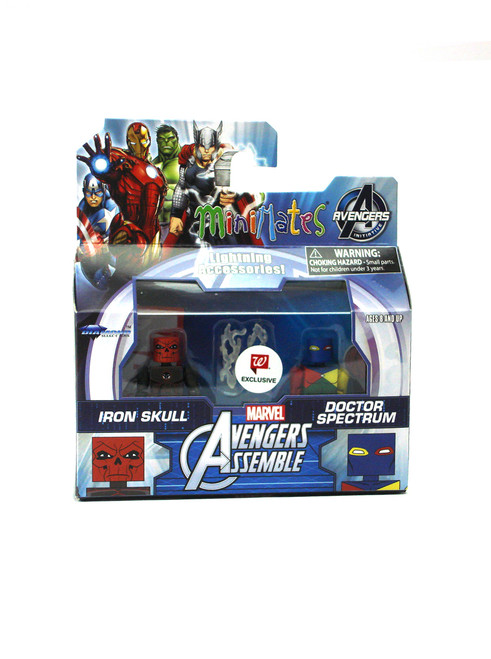 Marvel Minimates Iron Skull & Doctor Spectrum Walgreens 2-Pack Exclusive Front View