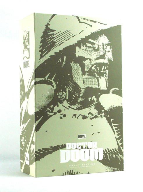 ThreeA Doctor Doom Ghost Edition Ashley Wood Exclusive Figure View 1