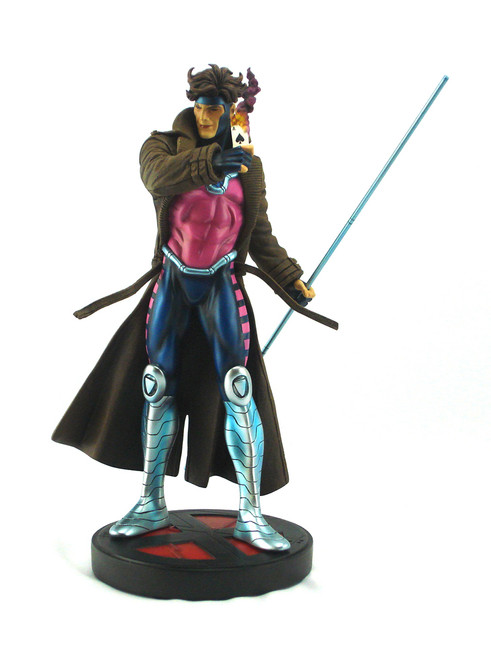 Bowen Designs Gambit X-Men Painted Statue View 1