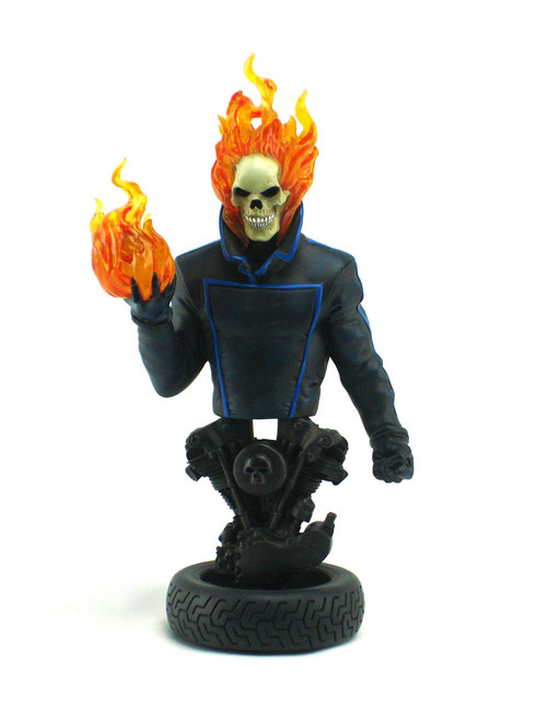 Bowen Designs Ghost Rider Mini Bust Johnny Blaze Version View 1