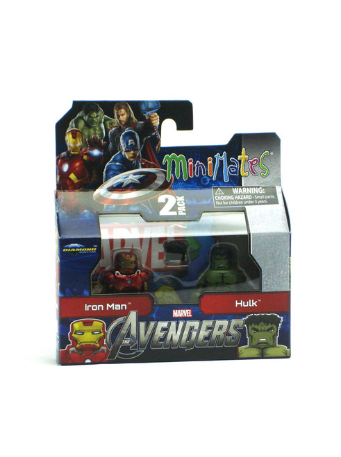 Marvel Minimates Iron Man & Hulk Avengers Toys Are Us Series View 1