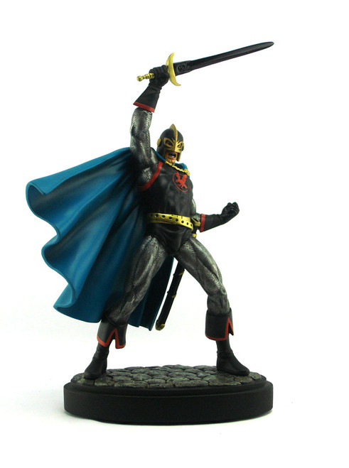 Bowen Designs The Black Knight Painted Statue Blue Cape Version View 1