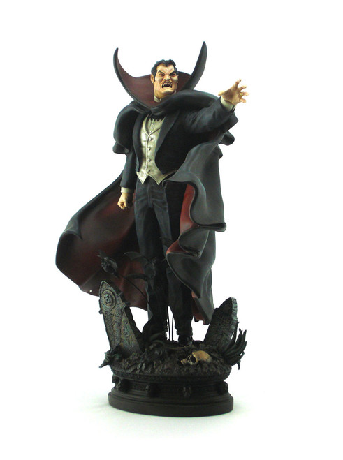 Bowen Designs The Tomb of Dracula Painted Statue Sharp Dressed Variant View 1