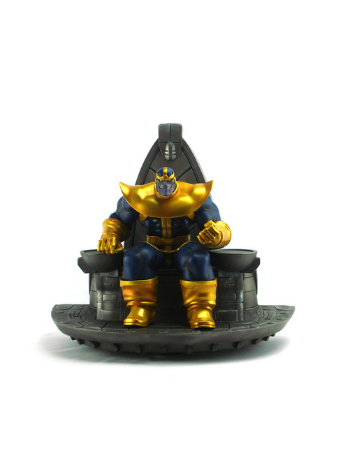 Bowen Designs Thanos on Throne Painted Statue View 1