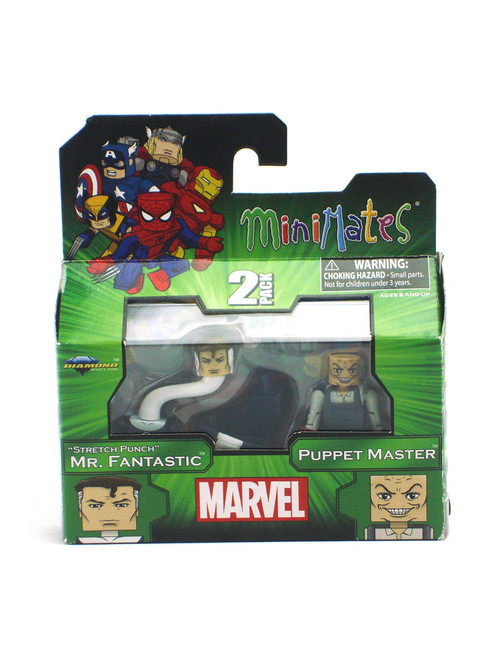 Marvel Minimates "Stretch Punch" Mr. Fantastic & Puppet Master Wave 48 View 1