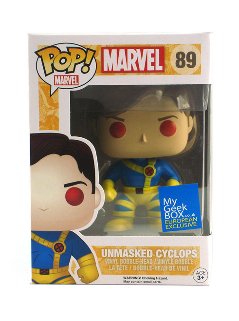 Funko Pop! Unmasked Cyclops Vinyl Figure #89 Geek Box Exclusive View 1