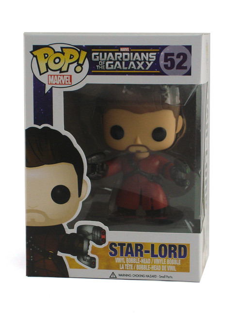 Funko Pop! Star-Lord Vinyl Figure #52 Guardians of the Galaxy Series View 1