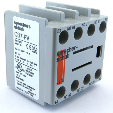 CS7-PV-11 Contactors and Starters by SPRECHER & SCHUH