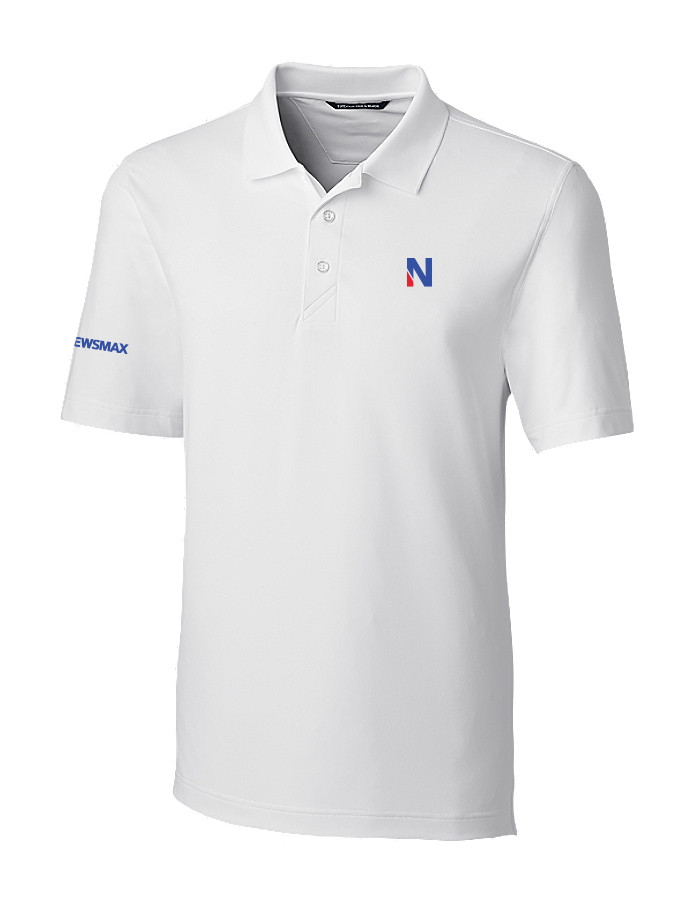 Cutter & Buck Forge Polo Shirt – Premium Newsmax Logo Branded Golf