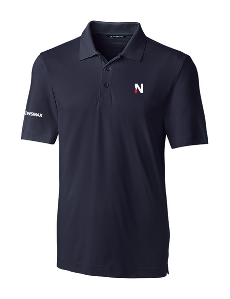 Cutter & Buck Forge Polo Shirt – Premium Newsmax Logo Branded Golf
