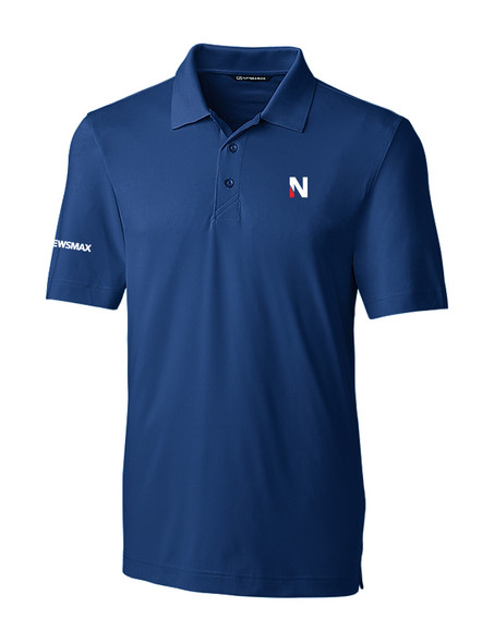 Cutter & Buck Forge Polo Shirt – Premium Newsmax Logo Branded Golf