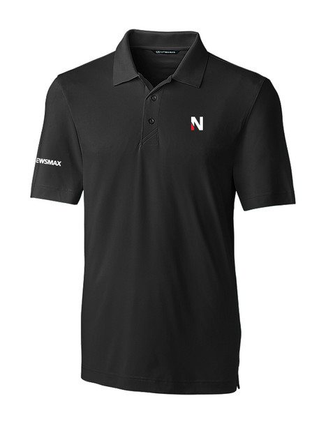 Newsmax Polo - N Logo - Black