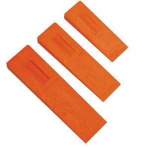 HUSQVARNA 8" ORANGE WOOD GRAIN FELLING WEDGE #608201000 HUSQVARNA 8" ORANGE WOOD GRAIN FELLING WEDGE #608201000