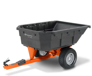 HUSQVARNA 12.5 CU. FT. POLY SWIVEL DUMP CART #584401901 HUSQVARNA 12.5 CU. FT. POLY SWIVEL DUMP CART #584401901
