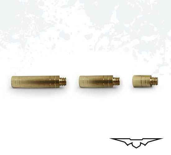 Custom Arrow Traditional Archery Brass Arrow Inserts - .2445 50 Grain ...