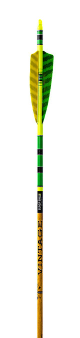 Vintage Crested Arrows Green and Yellow